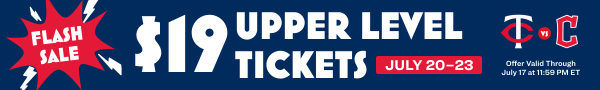 FLASH SALE - $19 Upper Level Tickets July 20-23 - Buy Now