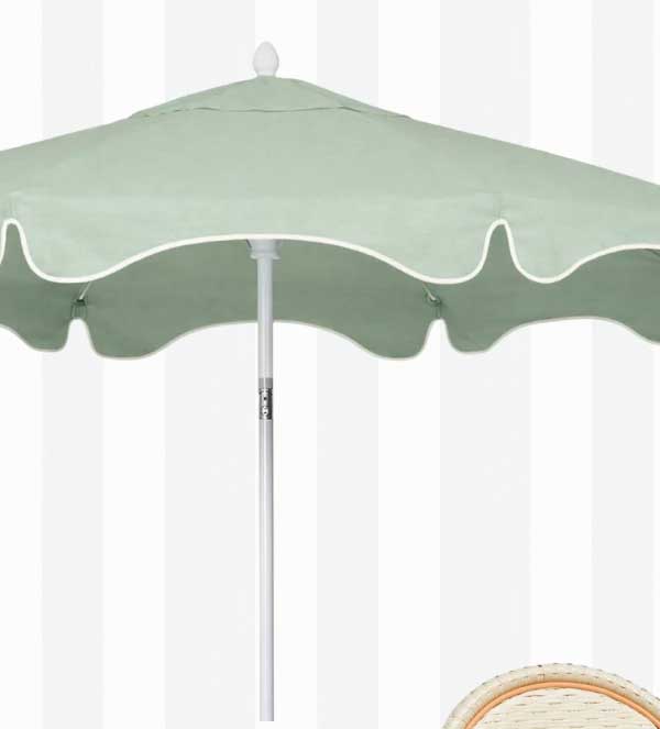 Lucien Modern Classic Canvas Spa Sunbrella Umbrella