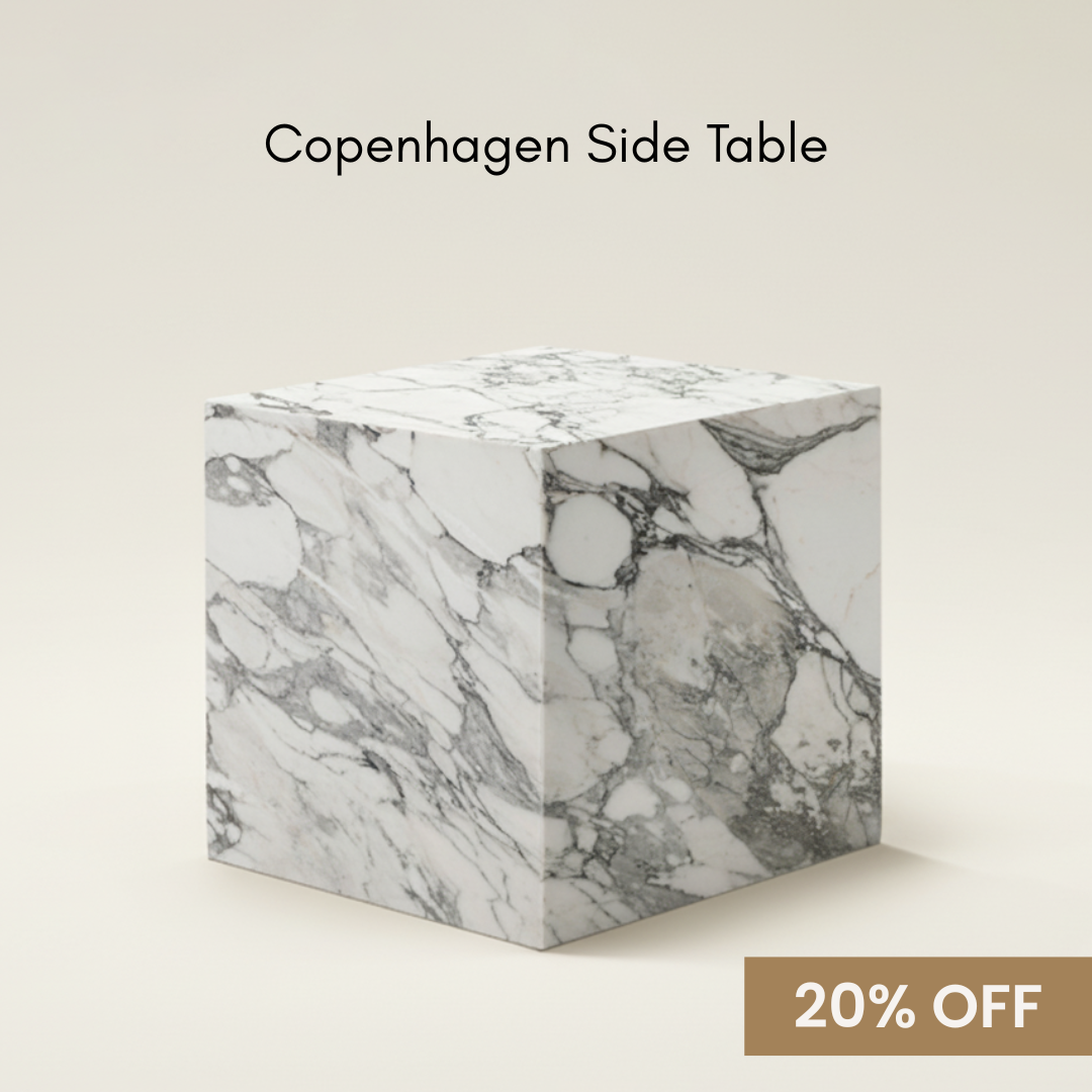 Copenhagen Marble Side Table