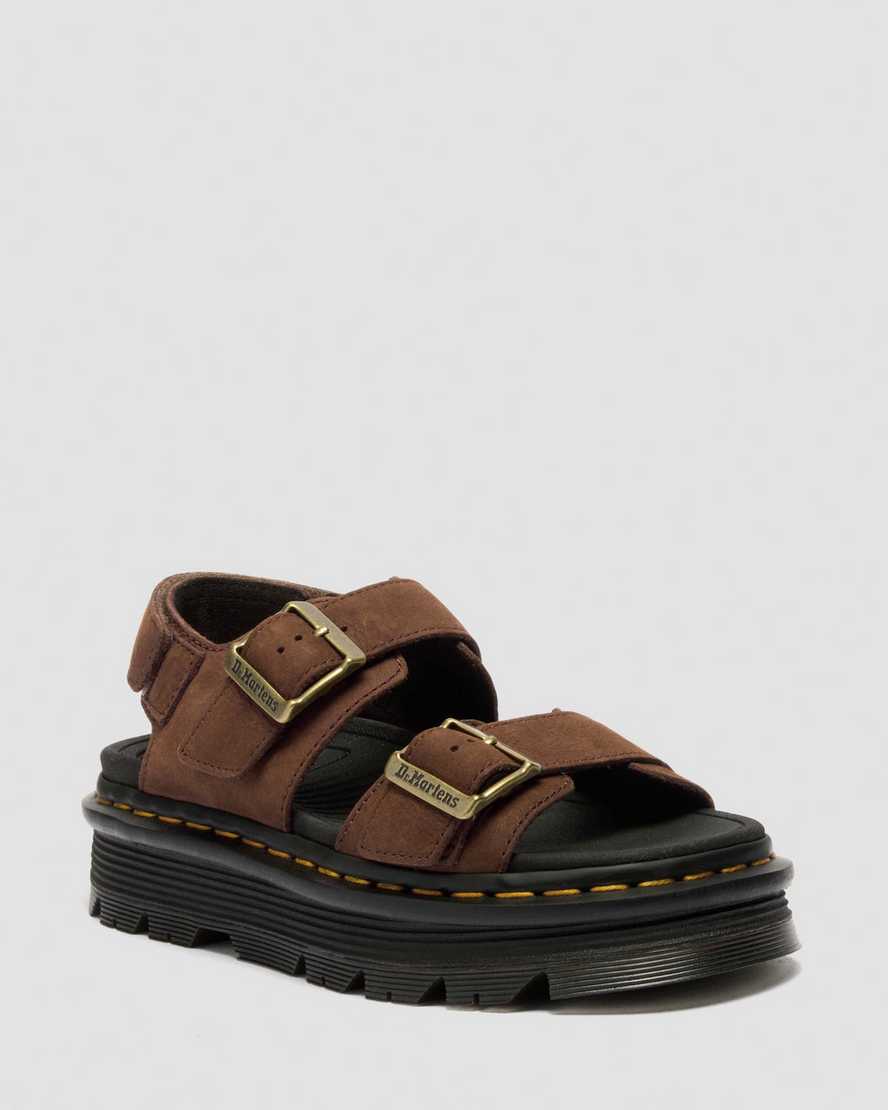 Image of Zebzag Nubuck Platform Sandals