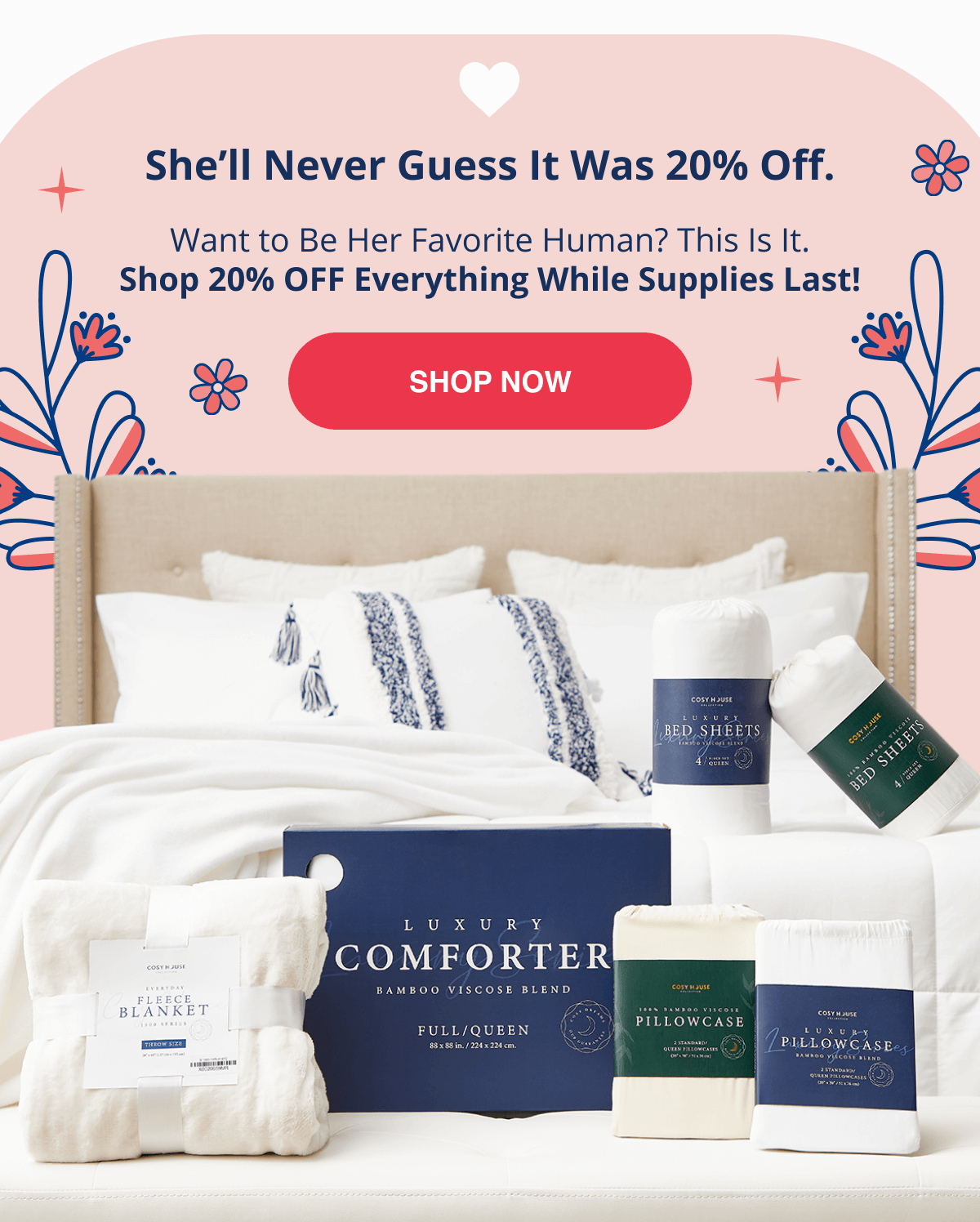 SHOP & SAVE 20%