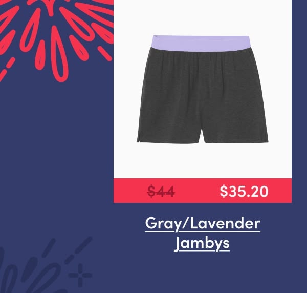 Gray/Lavender Jambys