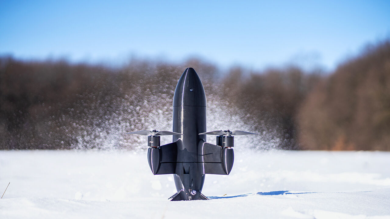 The Fourth Law Zerov-8 drone.