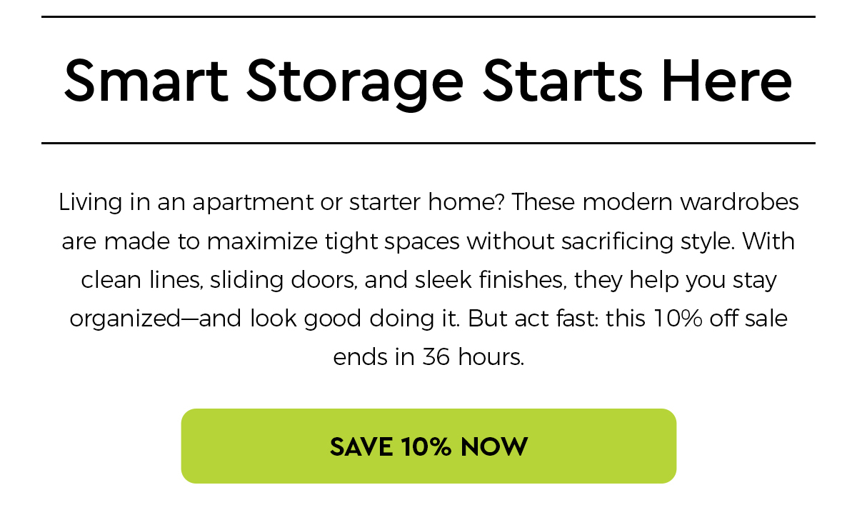 Save 10% now