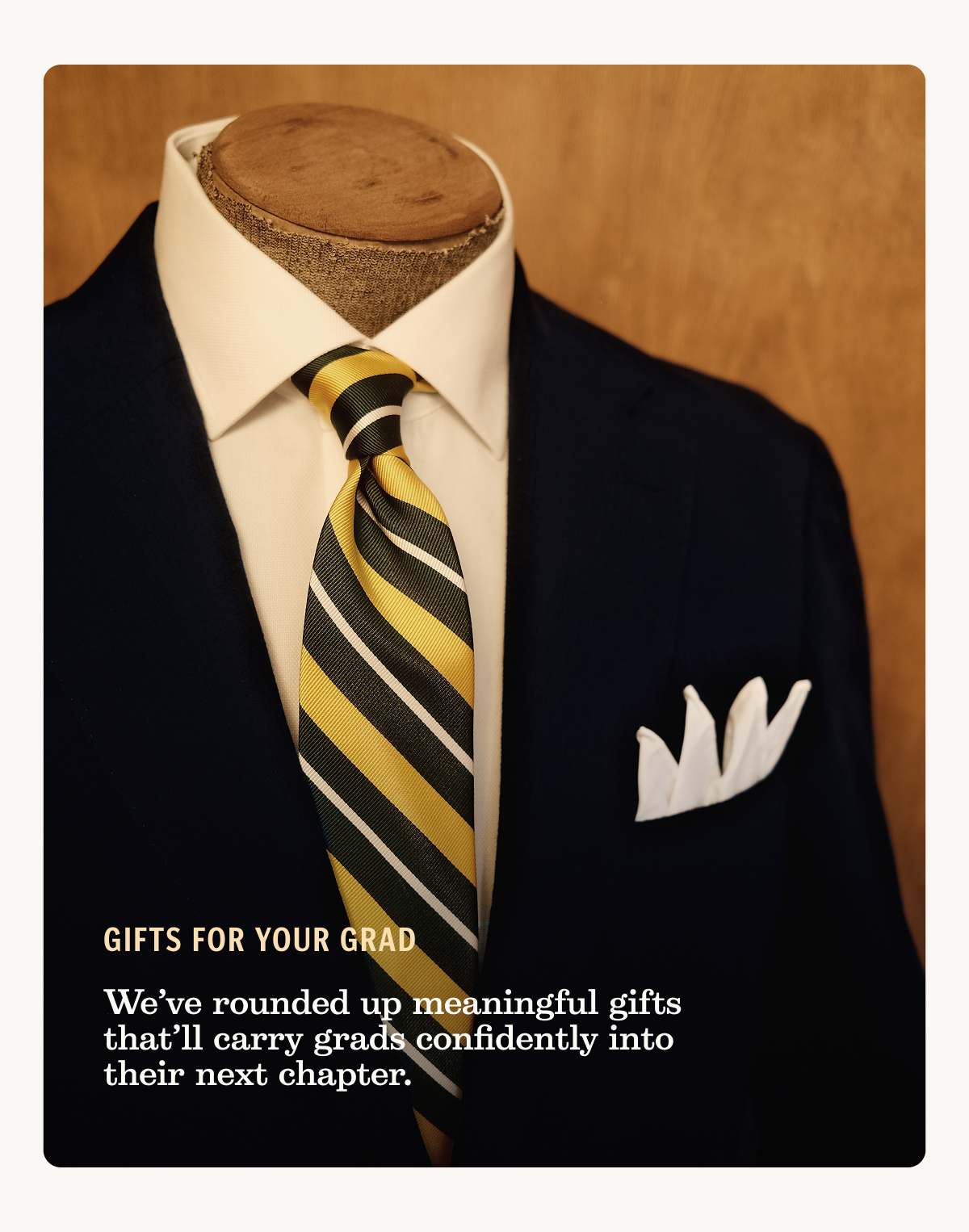 We’ve rounded up sharp suiting, polished ties, and meaningful gifts that’ll carry grads confidently into their next chapter. 