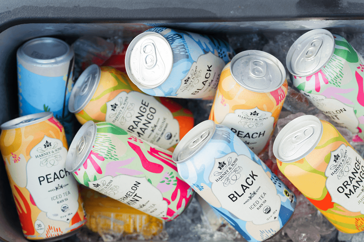 Cans from Harney & Sons