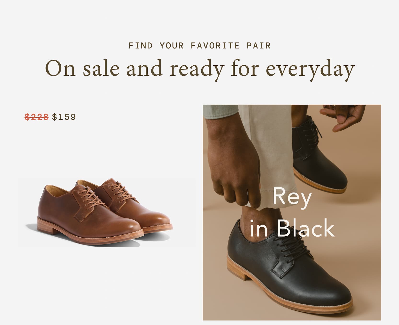 Shop Rey in Brown