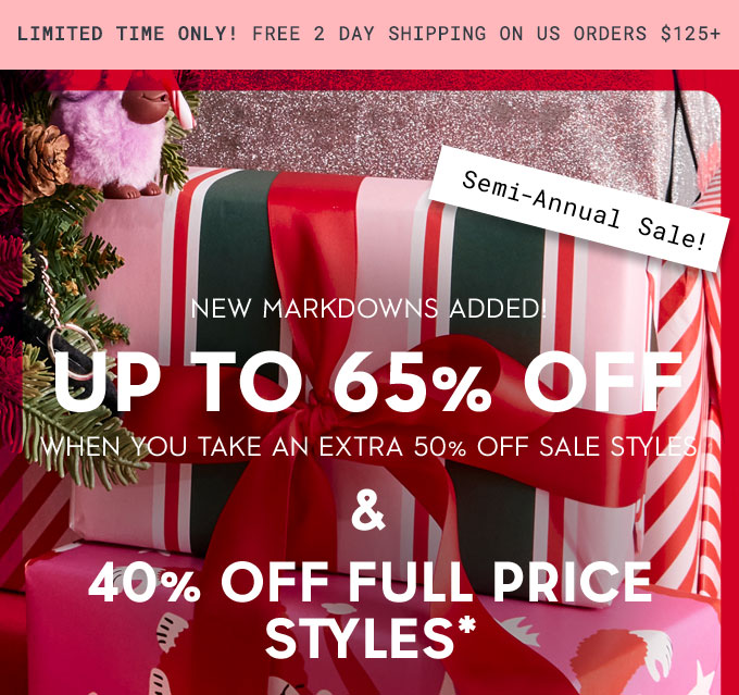 Up to 65% Off When You Take Extra 50% Off Sale Styles