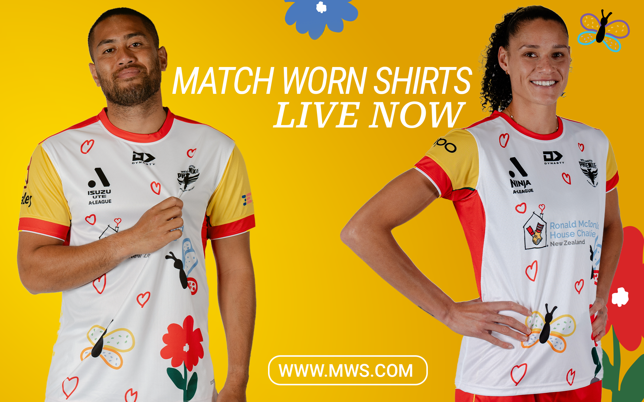 Match for Good | Match worn shirts | Live now | www.mws.com