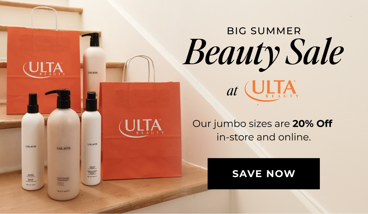 Big Summer Beauty Sale at Ulta Beauty - Our jumbo sizes are 20% Off  in-store and online. - SAVE NOW