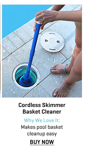 Cordless Skimmer Basket Cleaner