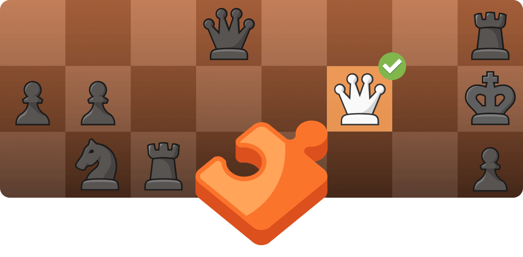 chess puzzle graphic