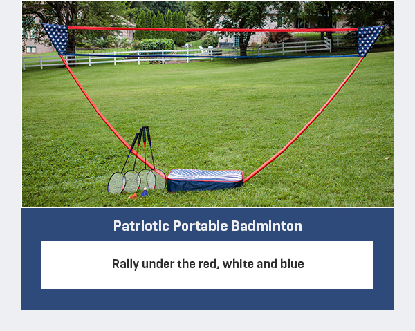 Patriotic Portable Badminton