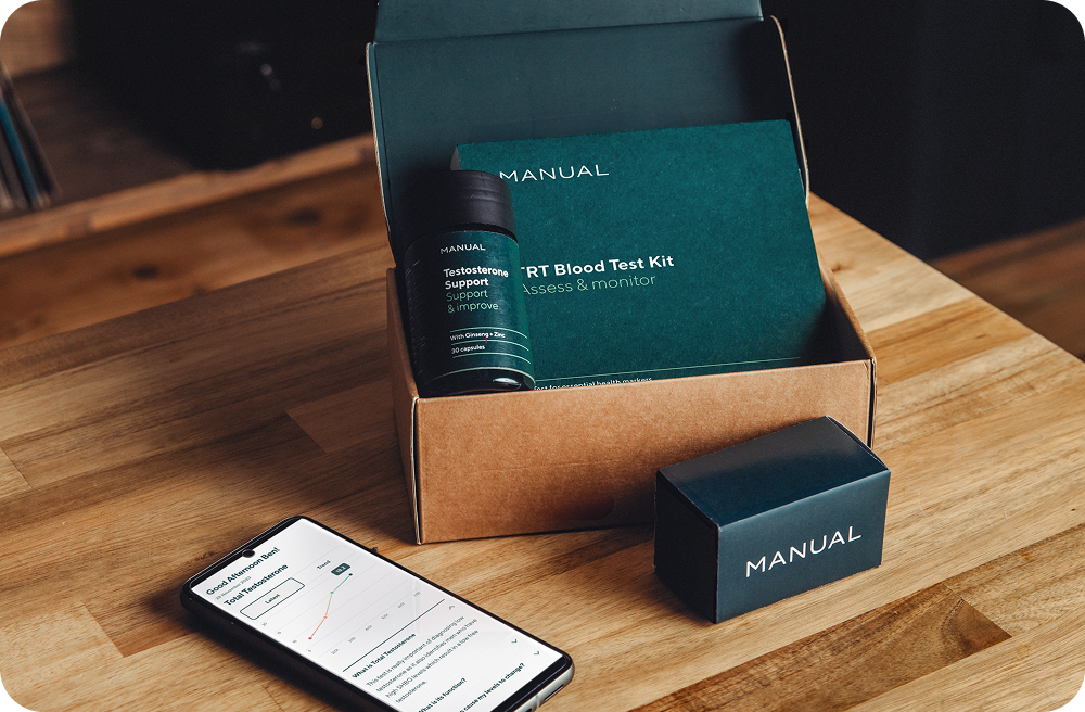 At-home testosterone blood test kit