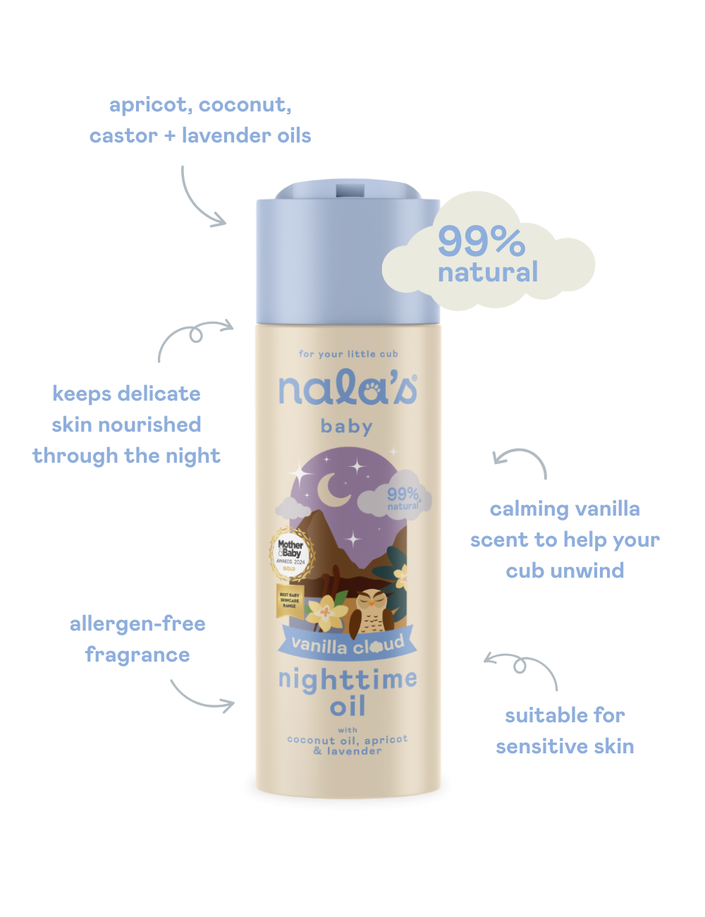 Vanilla Cloud Nighttime Oil