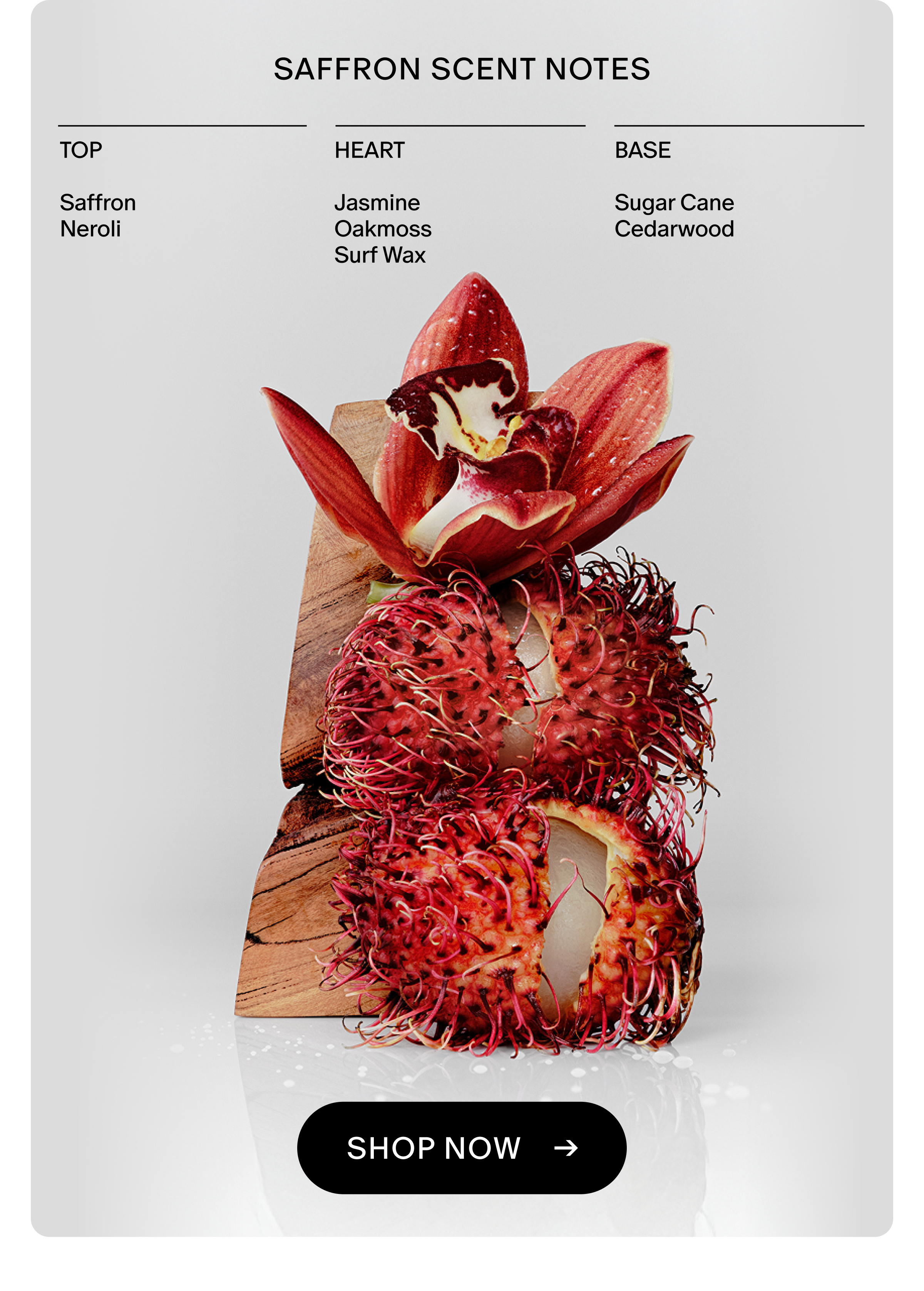 saffron scent notes