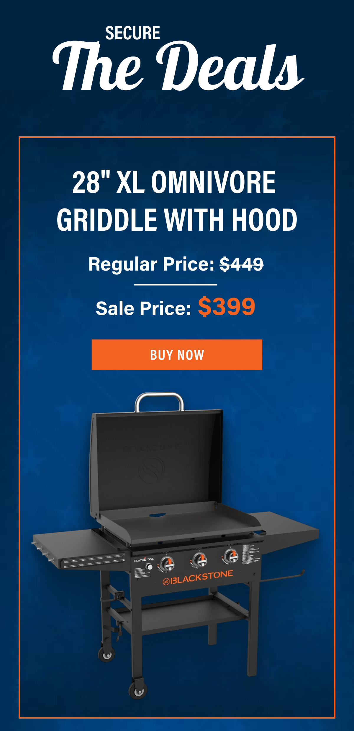 28” XL Omnivore Griddle with Hood