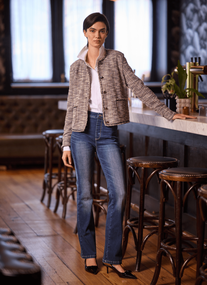 Image of Estelle Everyday Flare Denim (32 Inseam)