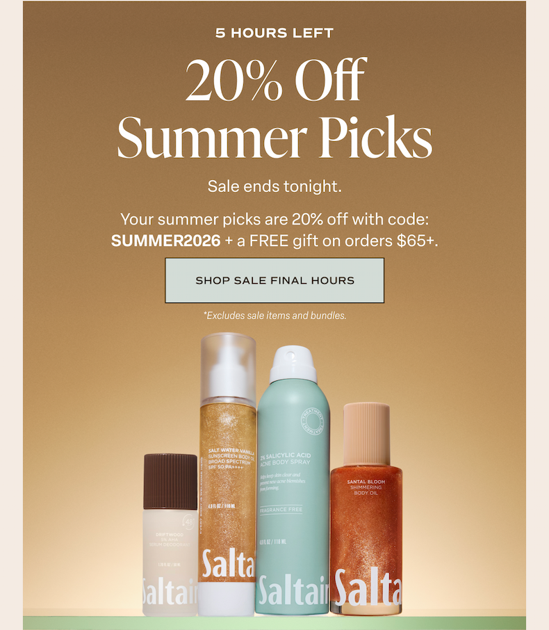 Summer Sale 2026