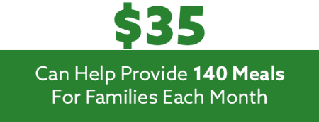 $35 provides 140 meals each month