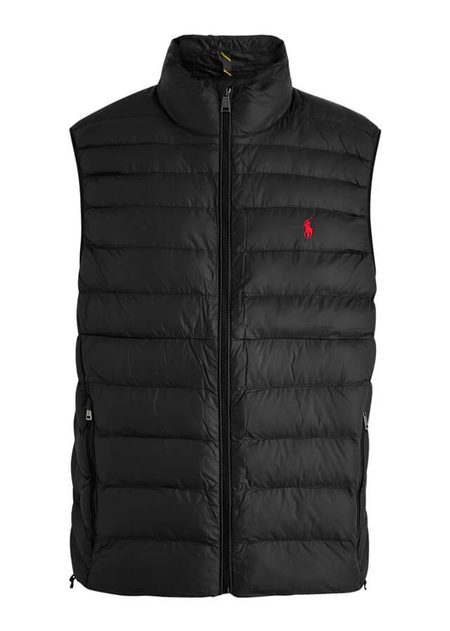 POLO RALPH LAUREN Logo quilted shell gilet