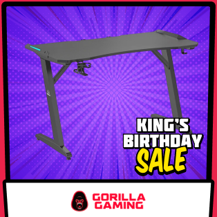 Gorilla Gaming RGB Gaming Desk (120 x 60cm) Product Image