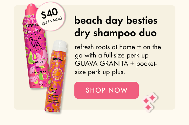 beach day besties dry shampoo duo