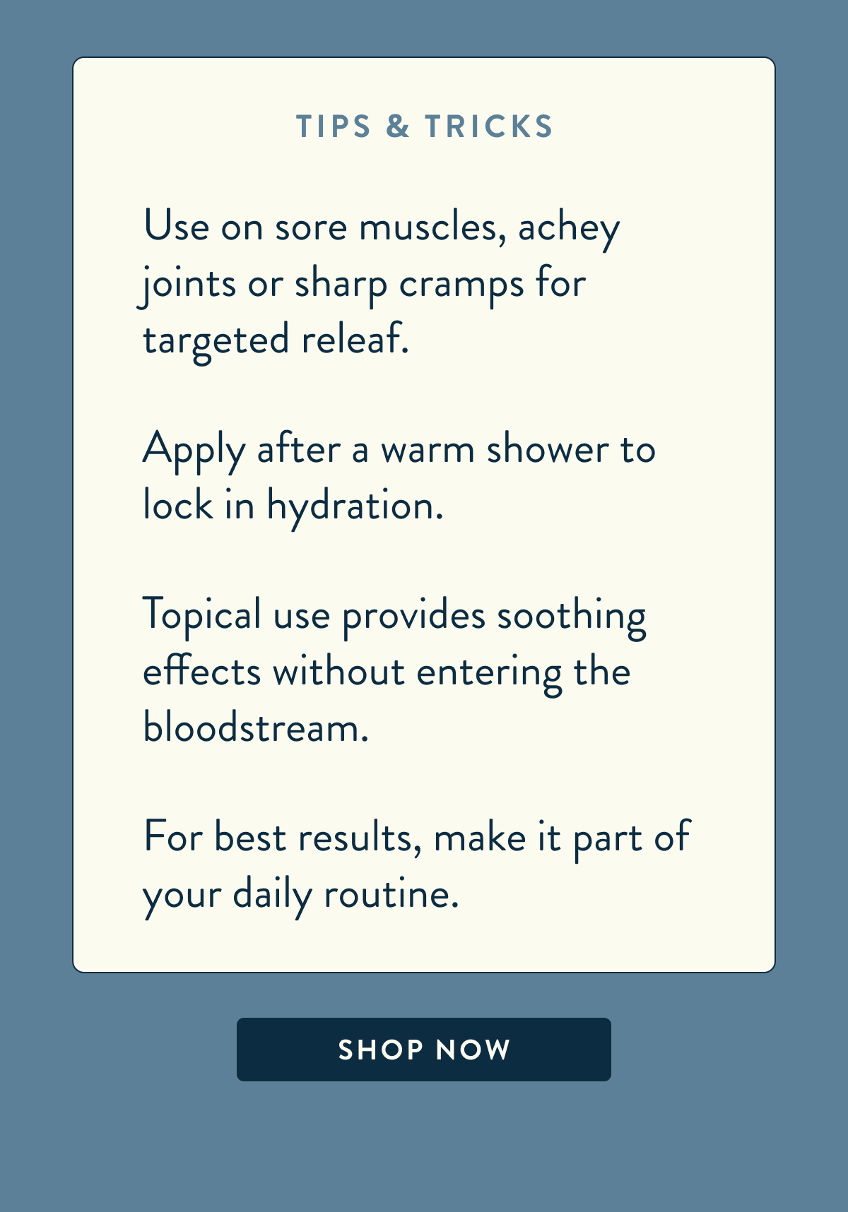Tips & Tricks