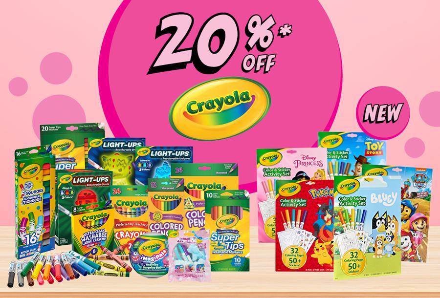 20% Off Crayola