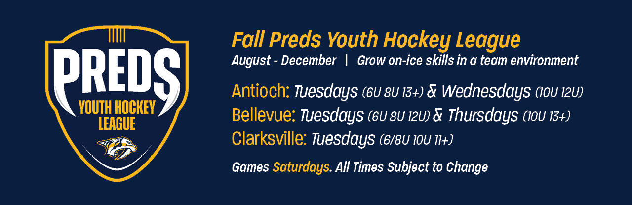 Fall Preds Youth Hockey League