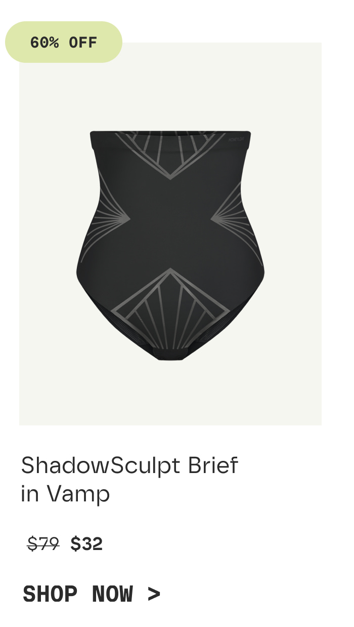60% OFF | ShadowSculpt Brief in Vamp | $32 | SHOP NOW