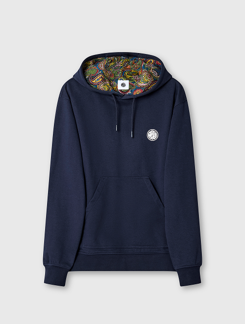 navy lounge hoody