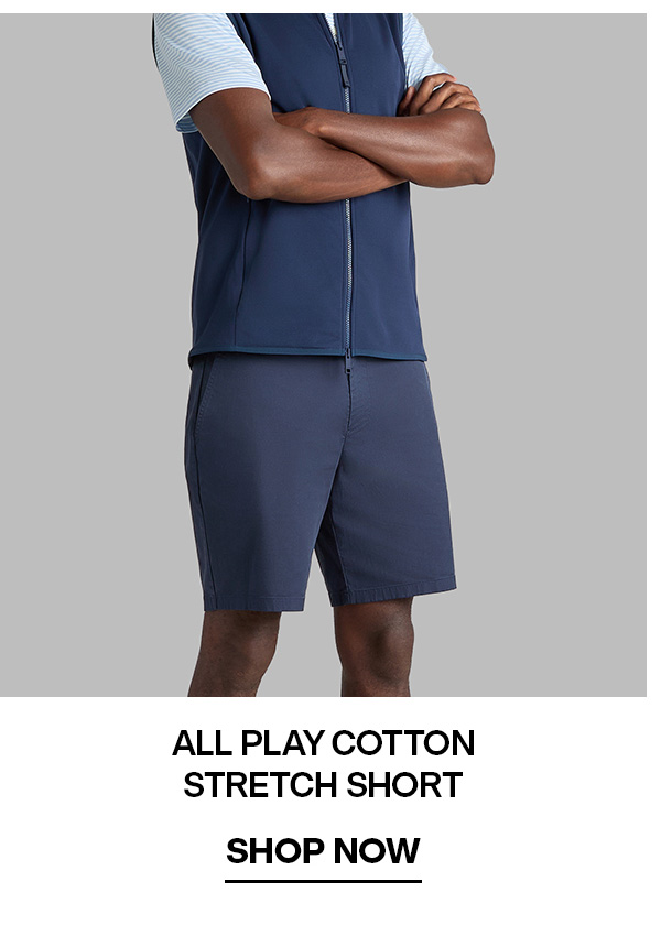 STRETCH COTTON GABARDINE SHORT - SHOP NOW
