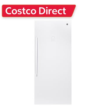 GE 21.3 cu. ft. Garage Ready Upright Freezer with Turbo Freeze, Interior LED Lighting, Key Lock