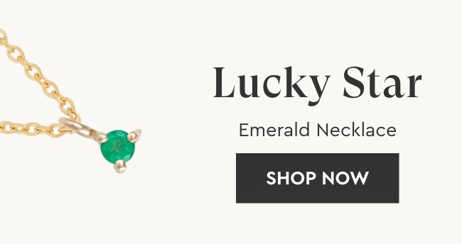 Lucky Star Emerald Necklace: Shop Now