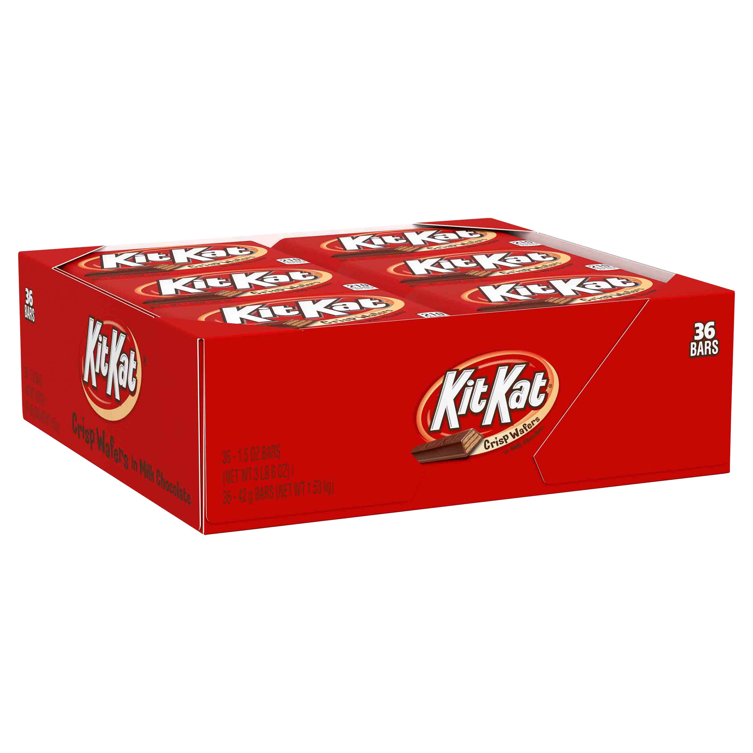 Kit Kat Crisp Wafers In Milk Chocolate, 1.5 oz, 36-Count