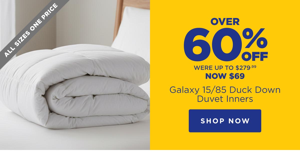 Galaxy 15/85 Duck Down Duvet Inners