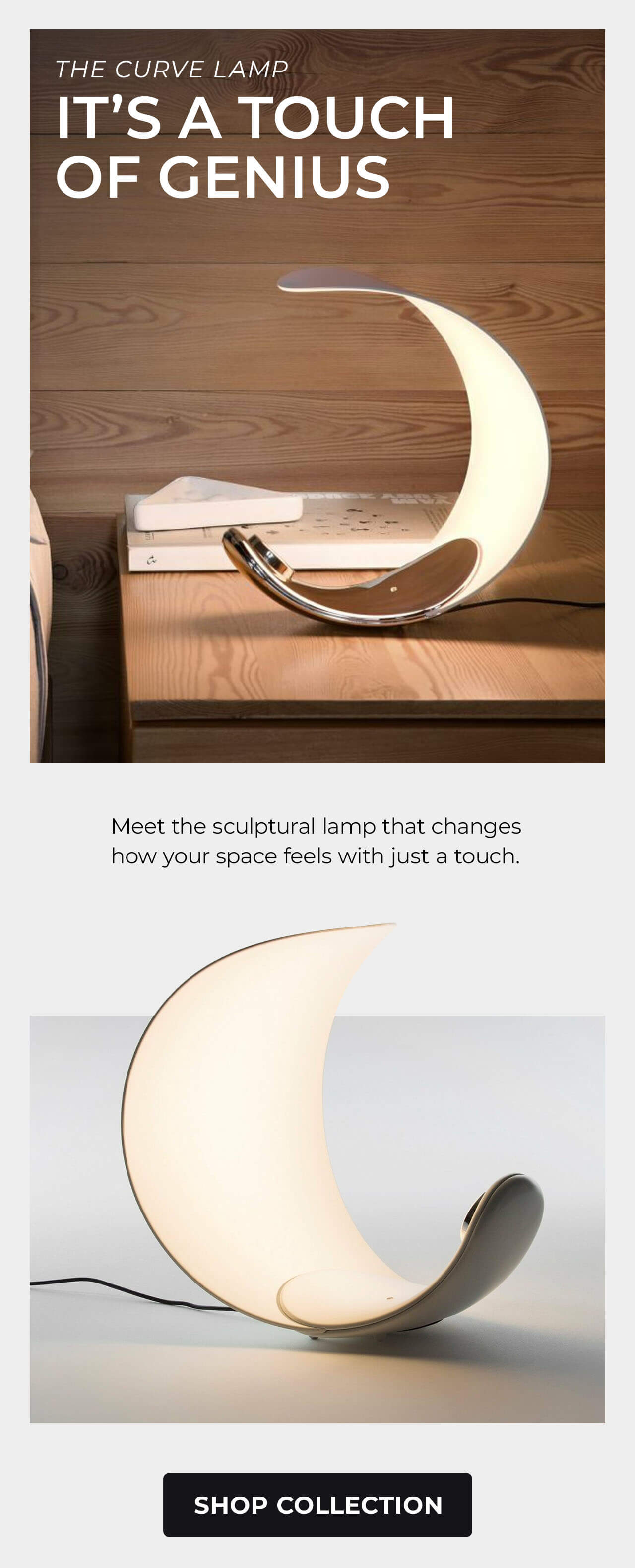 Dimmable Curl Table Lamp