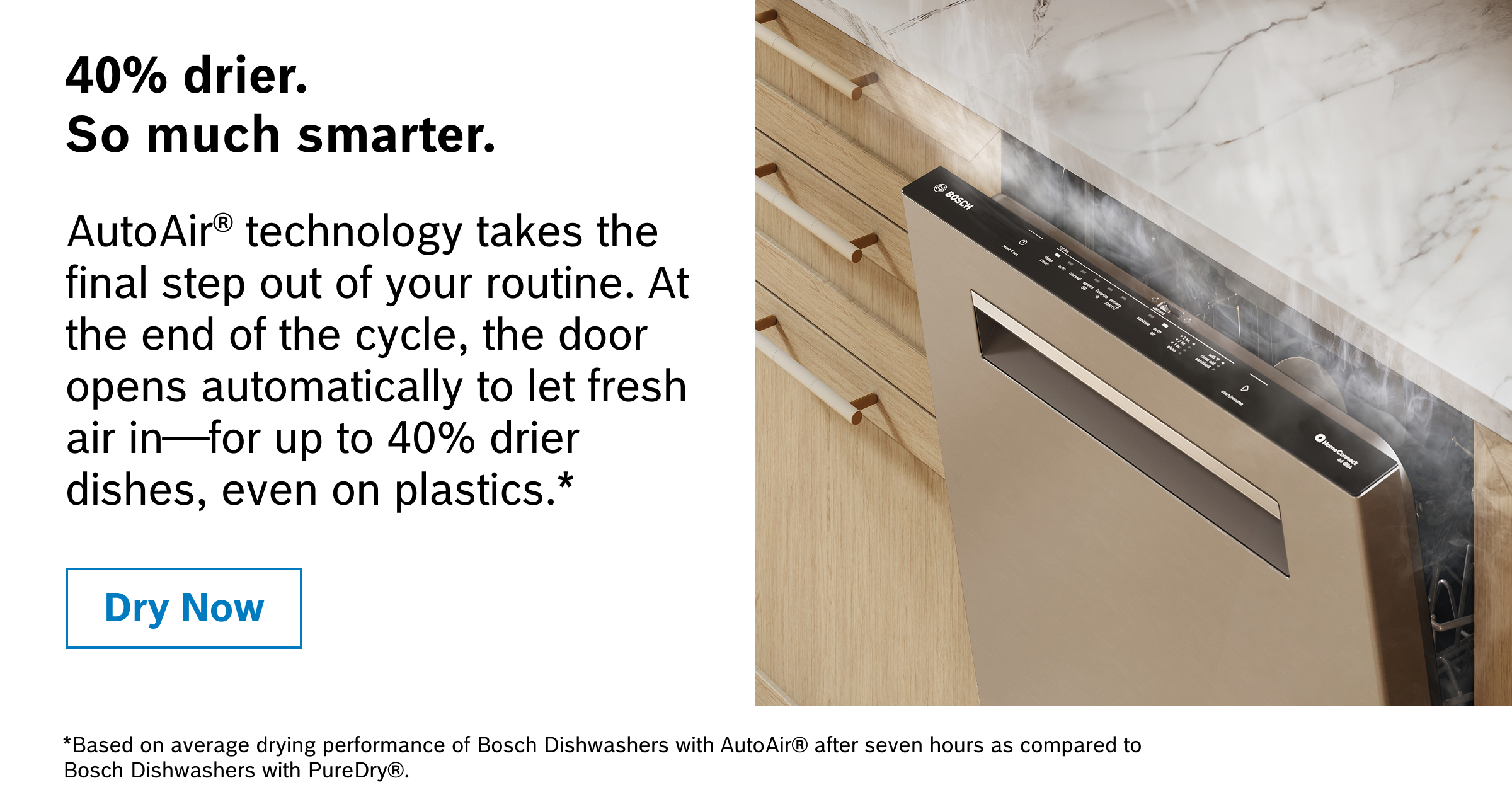 40% drier. So much smarter.