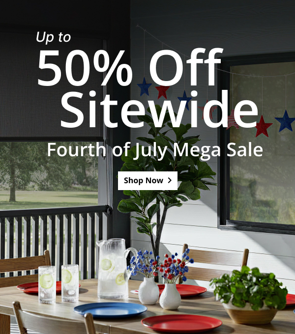 UP TO 50% OFF SITEWIDE | FOURTH OF JULY MEGA SALE | SHOP NOW >