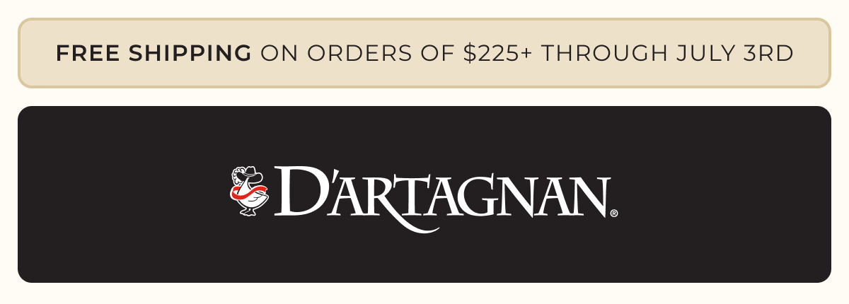 FREE SHIPPING ON ORDERS OF $225+ THROUGH JULY 3RD