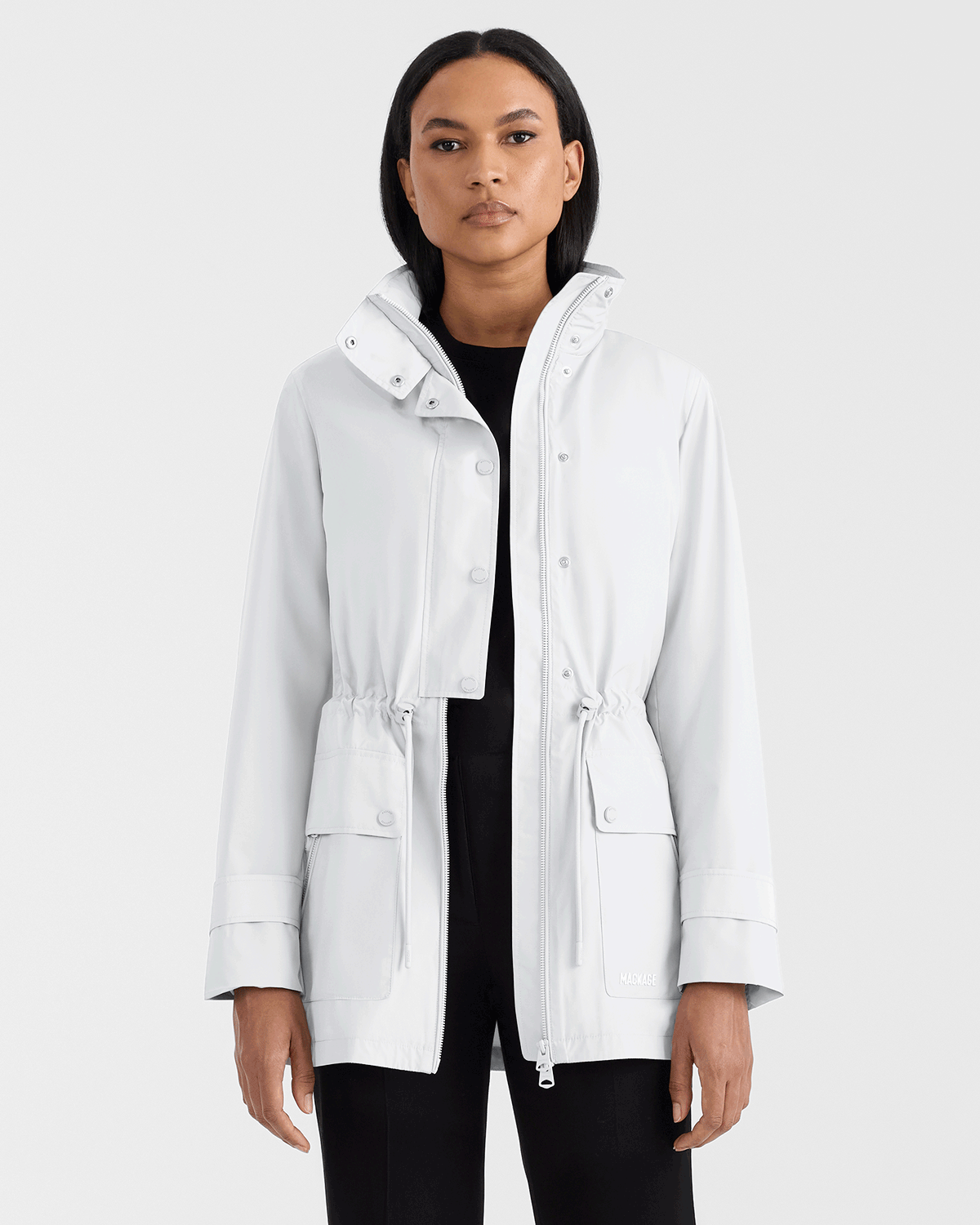 KERYN Medium-Length Rain Jacket