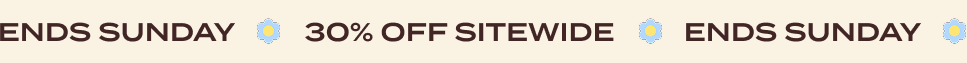 30% OFF SITEWIDE