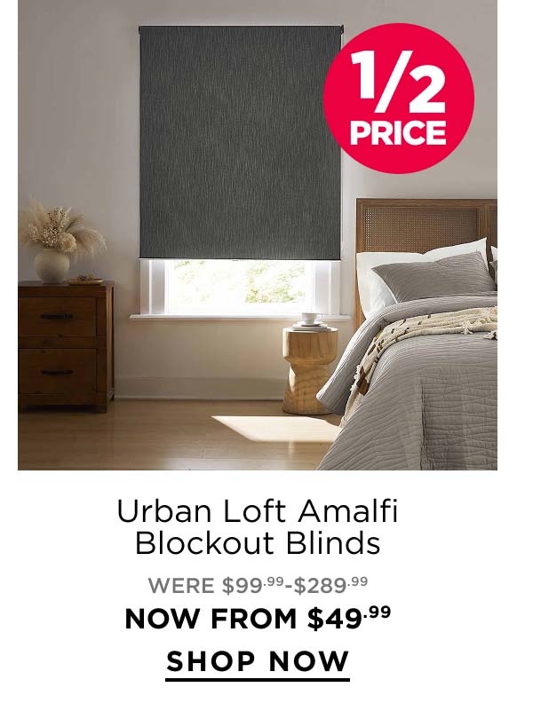 Urban Loft Amalfi Blockout Blinds