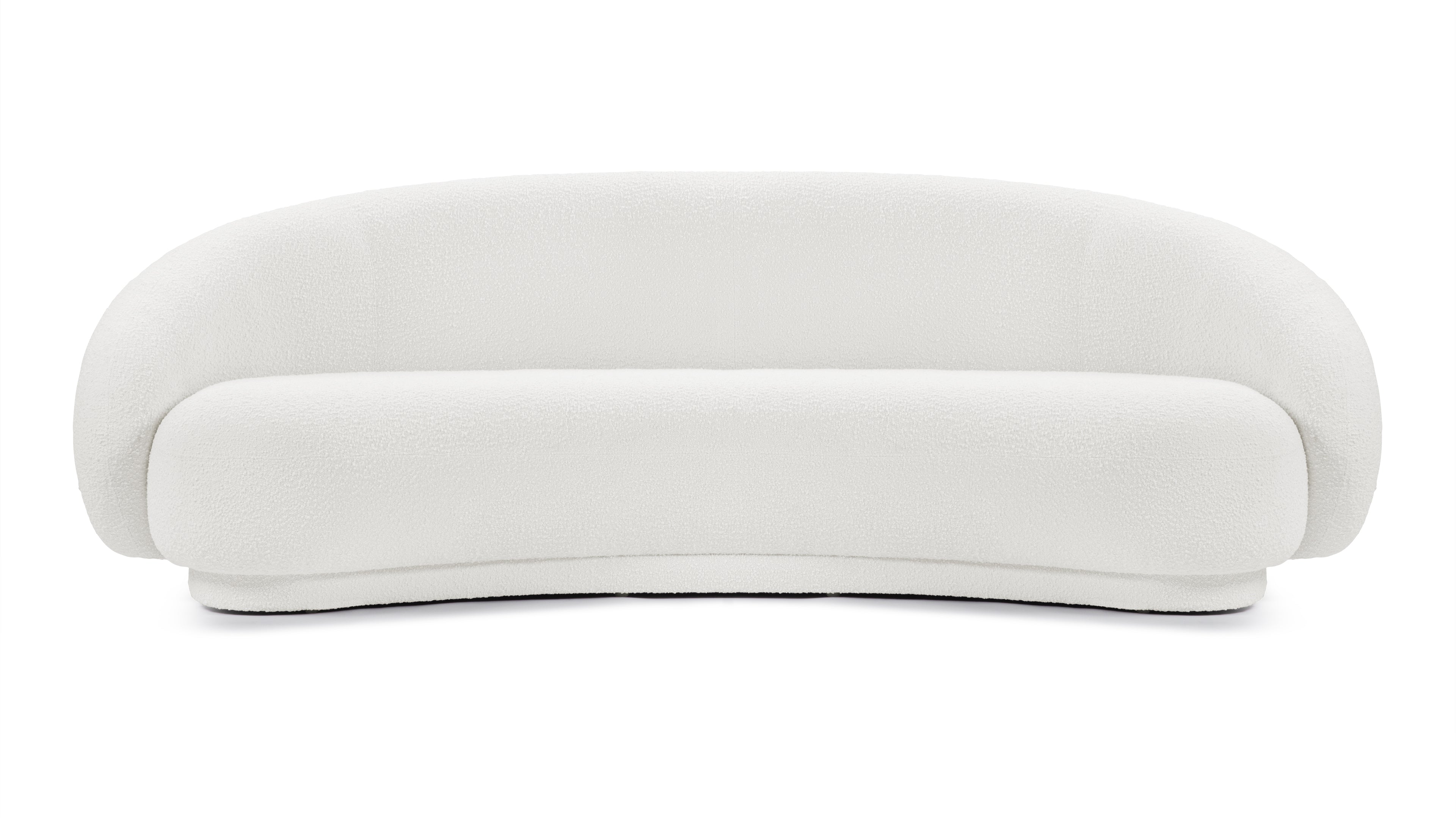 Image of Julep - Julep Sofa, White Boucle