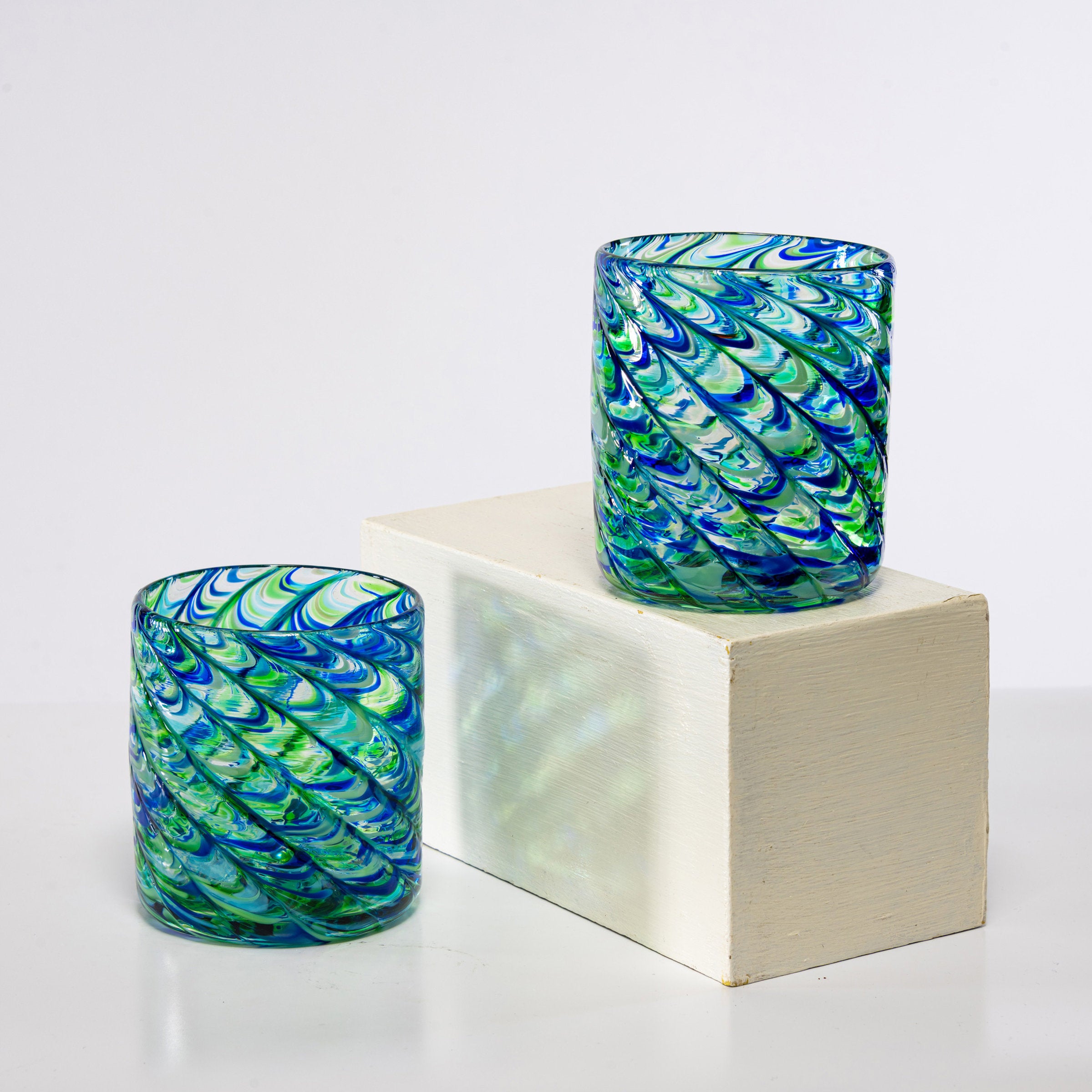 Image of Large High Tide Ball Glasses - Tidepool