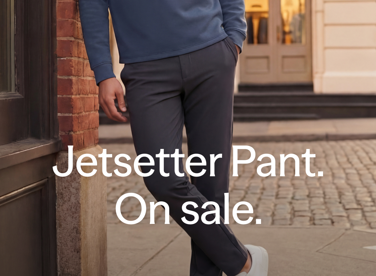 Jetsetter Tech Pant. On sale.