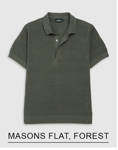 Shop Masons Flat Knit, Forest online and instore at Rodd & Gunn