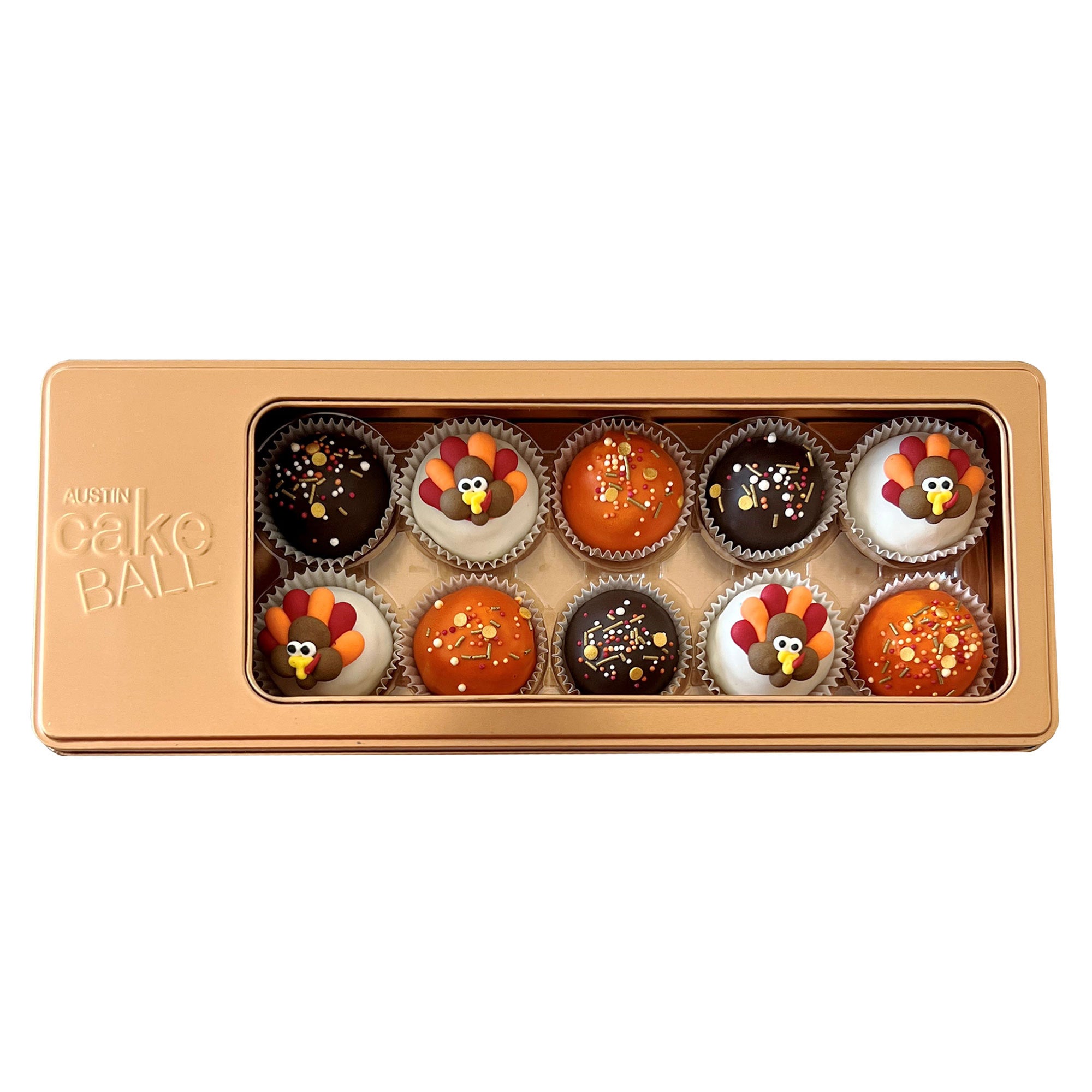 Austin Cake Ball Thanksgiving Collection 12 Cake Balls, Pre-Order