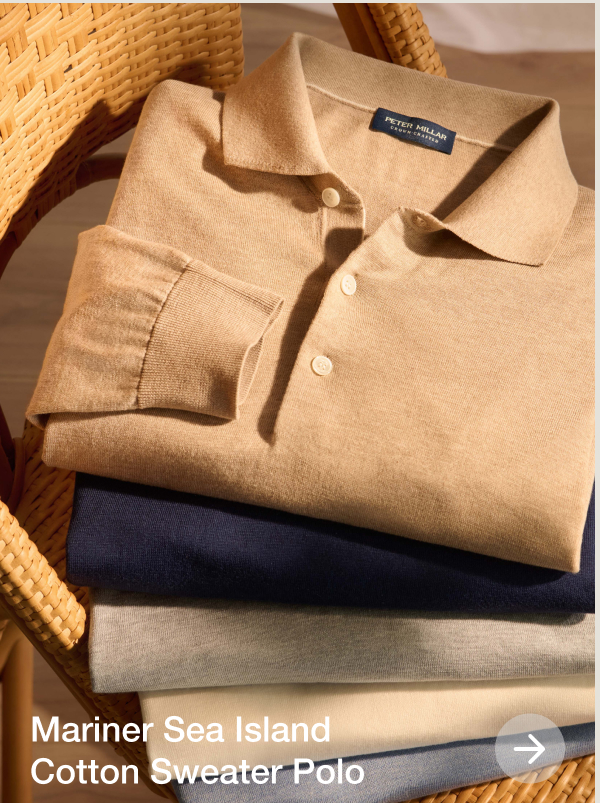 Mariner Sea Island Cotton Sweater Polo
